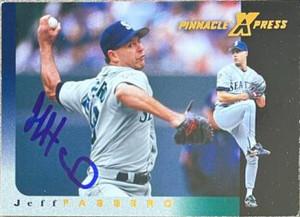Jeff Fassero Autographed 1997 Pinnacle X-Press #100