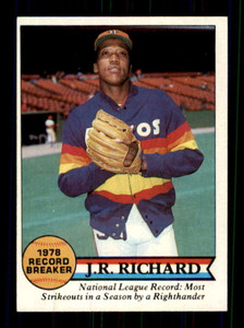 1979 Topps #203 J.R. Richard RB VG Houston Astros 