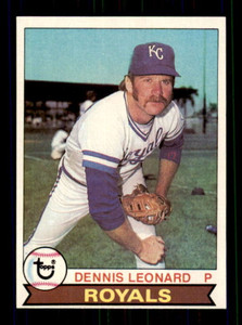 SOLD 31055 1979 Topps #218 Dennis Leonard VG Kansas City Royals 