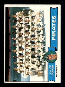 1979 Topps #244 Chuck Tanner MG VG Pittsburgh Pirates 