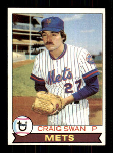 1979 Topps #334 Craig Swan VG New York Mets 