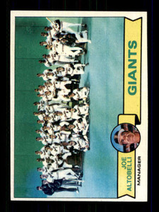 1979 Topps #356 Joe Altobelli MG VG San Francisco Giants 