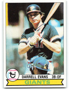 1979 Topps #410 Darrell Evans VG San Francisco Giants 