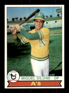 1979 Topps #487 Miguel Dilone VG Oakland Athletics 