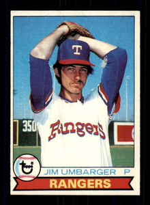 1979 Topps #518 Jim Umbarger VG Texas Rangers 