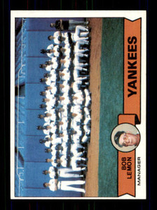 1979 Topps #626 Bob Lemon MG VG New York Yankees 