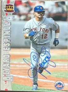 Alvaro Espinoza Autographed 1997 Pacific Crown Collection Light Blue #361