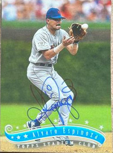 Alvaro Espinoza Autographed 1997 Stadium Club #314