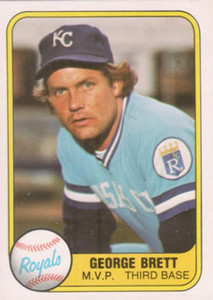 1981 Fleer #28 George Brett VG Kansas City Royals 