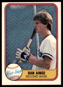 1981 Fleer #418 Danny Ainge VG RC Rookie Toronto Blue Jays 