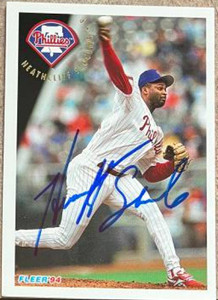 Heathcliff Slocumb Autographed 1994 Fleer Update #U170