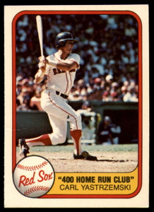 SOLD 24280 1981 Fleer #638 Carl Yastrzemski VG Boston Red Sox 