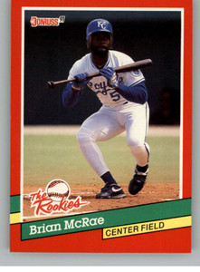 1991 Donruss Rookies #31 Brian McRae NM-MT  Kansas City Royals 