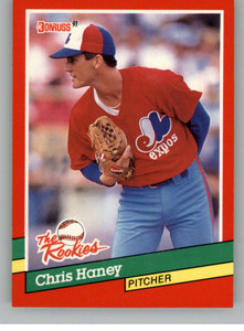 1991 Donruss Rookies #44 Chris Haney NM-MT  Montreal Expos 