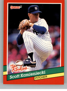 1991 Donruss Rookies #51 Scott Kamieniecki NM-MT  RC Rookie New York Yankees 