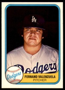 1981 Fleer #140 Fernando Valenzuela UER VG RC Rookie Los Angeles Dodgers 