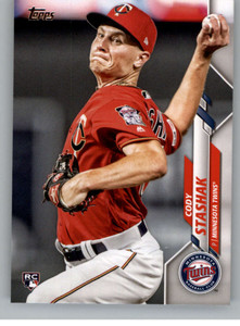 SOLD 156362 2020 Topps Update #U-22 Cody Stashak NM-MT RC Rookie Minnesota Twins 