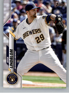 2020 Topps Update #U-41 Josh Lindblom NM-MT Milwaukee Brewers 