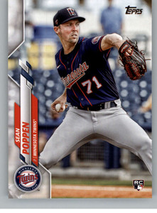 2020 Topps Update #U-79 Sean Poppen NM-MT RC Rookie Minnesota Twins 