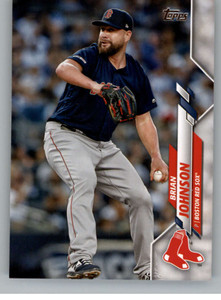 2020 Topps Update #U-89 Brian Johnson NM-MT Boston Red Sox 