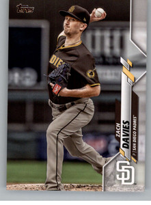 2020 Topps Update #U-155 Zach Davies NM-MT San Diego Padres 