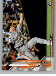 SOLD 156537 2020 Topps Update #U-197 Zach Green NM-MT RC Rookie San Francisco Giants 