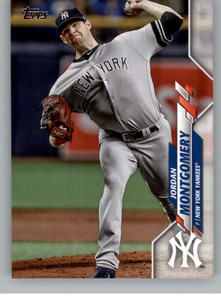 2020 Topps Update #U-274 Jordan Montgomery NM-MT New York Yankees 