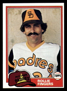 1981 Topps #229 Rollie Fingers VG San Diego Padres 