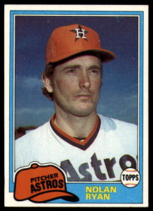 1981 Topps #240 Nolan Ryan VG Houston Astros 