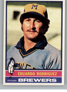 1976 Topps #92 Eduardo Rodriguez VG Milwaukee Brewers 