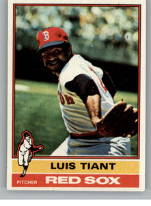 1976 Topps #130 Luis Tiant VG Boston Red Sox 