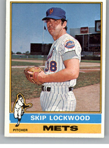 1976 Topps #166 Skip Lockwood VG New York Mets 