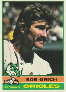 1976 Topps #335 Bobby Grich VG Baltimore Orioles 