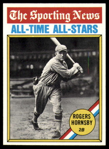 1976 Topps #342 Rogers Hornsby - 2B ATG VG St. Louis Cardinals 