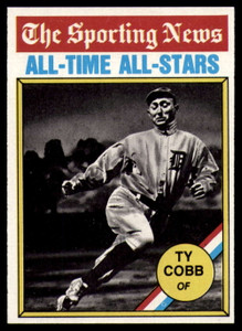 1976 Topps #346 Ty Cobb - OF ATG VG Detroit Tigers 