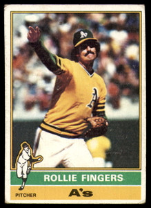 1976 Topps #405 Rollie Fingers VG Oakland Athletics 