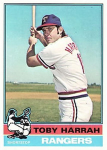 1976 Topps #412 Toby Harrah VG Texas Rangers 