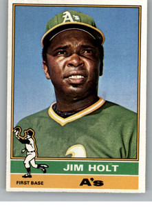 1976 Topps #603 Jim Holt VG Oakland Athletics 