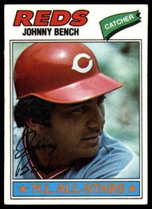 1977 Topps #70 Johnny Bench VG Cincinnati Reds 