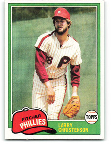 1981 Topps #346 Larry Christenson DP VG Philadelphia Phillies 