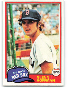 1981 Topps #349 Glenn Hoffman VG RC Rookie Boston Red Sox 