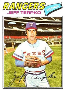 1977 Topps #137 Jeff Terpko VG RC Rookie Texas Rangers 