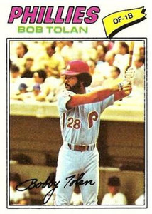 1977 Topps #188 Bob Tolan VG Philadelphia Phillies 