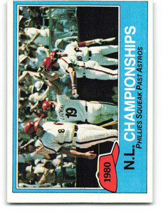 1981 Topps #402 NL Champs VG Philadelphia Phillies 