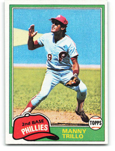 1981 Topps #470 Manny Trillo VG Philadelphia Phillies 