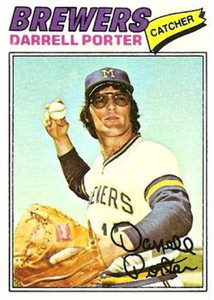 1977 Topps #214 Darrell Porter VG Milwaukee Brewers 
