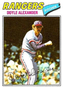 1977 Topps #254 Doyle Alexander VG Texas Rangers 