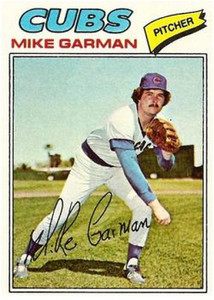 1977 Topps #302 Mike Garman VG Chicago Cubs 