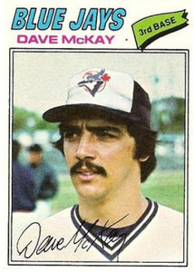 1977 Topps #377 Dave McKay VG Toronto Blue Jays 