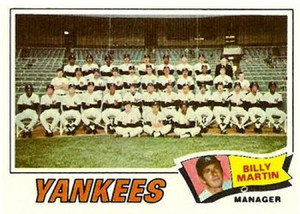 SOLD 86570 1977 Topps #387 Billy Martin MG VG New York Yankees 